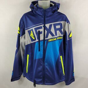 FXR Ride Division Motocross Full-Zip Hooded Light Jacket men's Size large